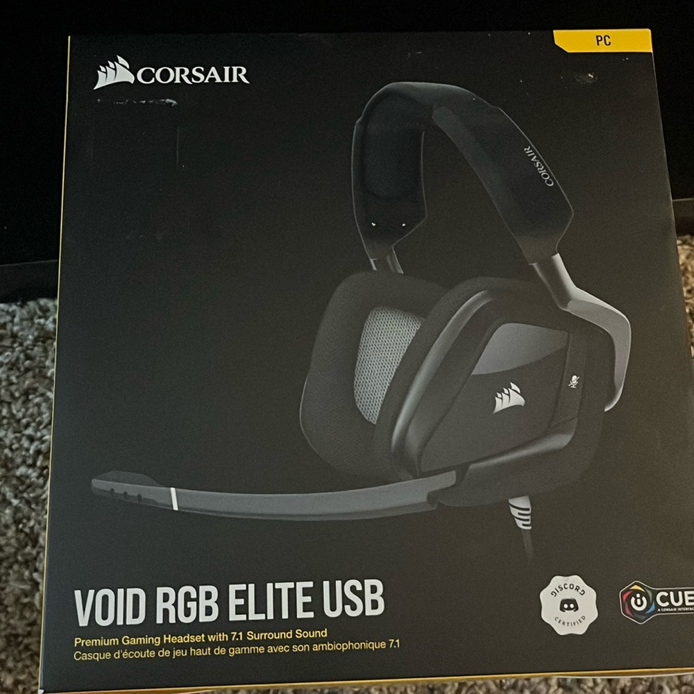Corsair gaming head set